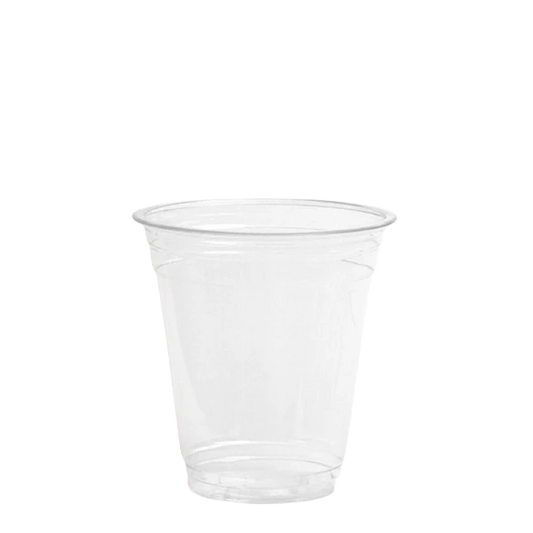 14oz (425ml) Recycleway rPET clear cup with 80% recycled content and 98mm rim for cold beverages by Natureware