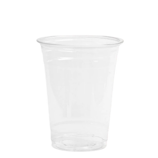 16oz (475ml) Recycleway rPET clear cup with 80% recycled content and 98mm rim for cold beverages by Natureware