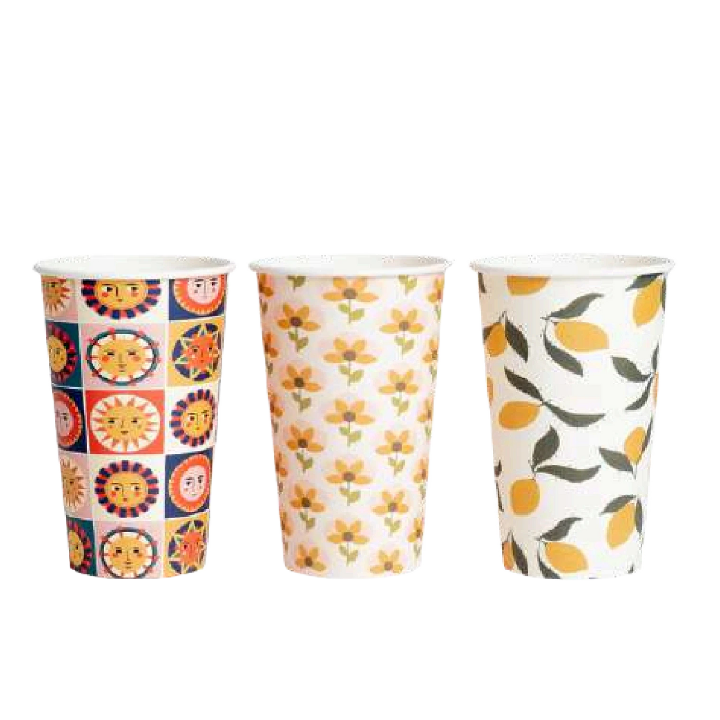 16oz Truly Eco Creative Cafe AS5810 home compostable coffee cup with artistic design by Natureware