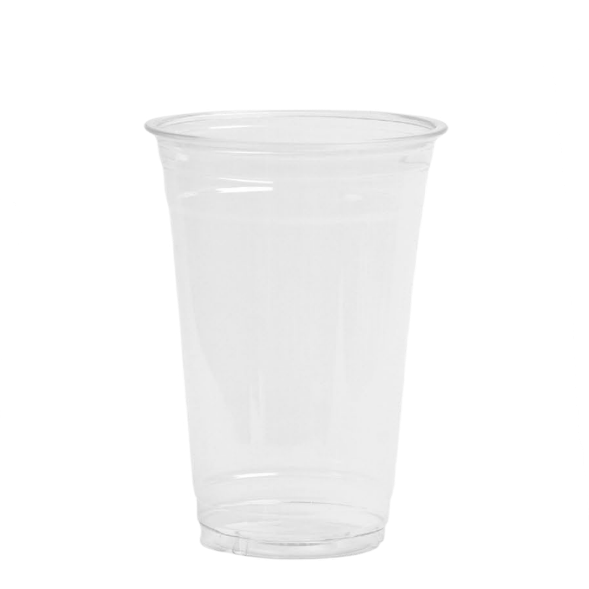 20oz (600ml) Recycleway rPET clear cup with 80% recycled content and 98mm rim for cold beverages by Natureware