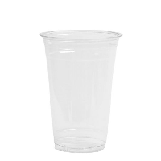 20oz (600ml) Recycleway rPET clear cup with 80% recycled content and 98mm rim for cold beverages by Natureware