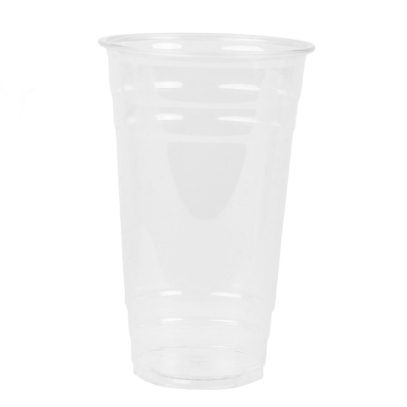 24oz (710ml) Recycleway rPET clear cup with 80% recycled content and 98mm rim for cold beverages by Natureware